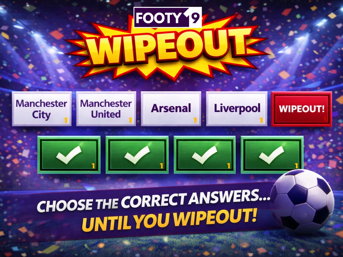 Footy9 Wipeout