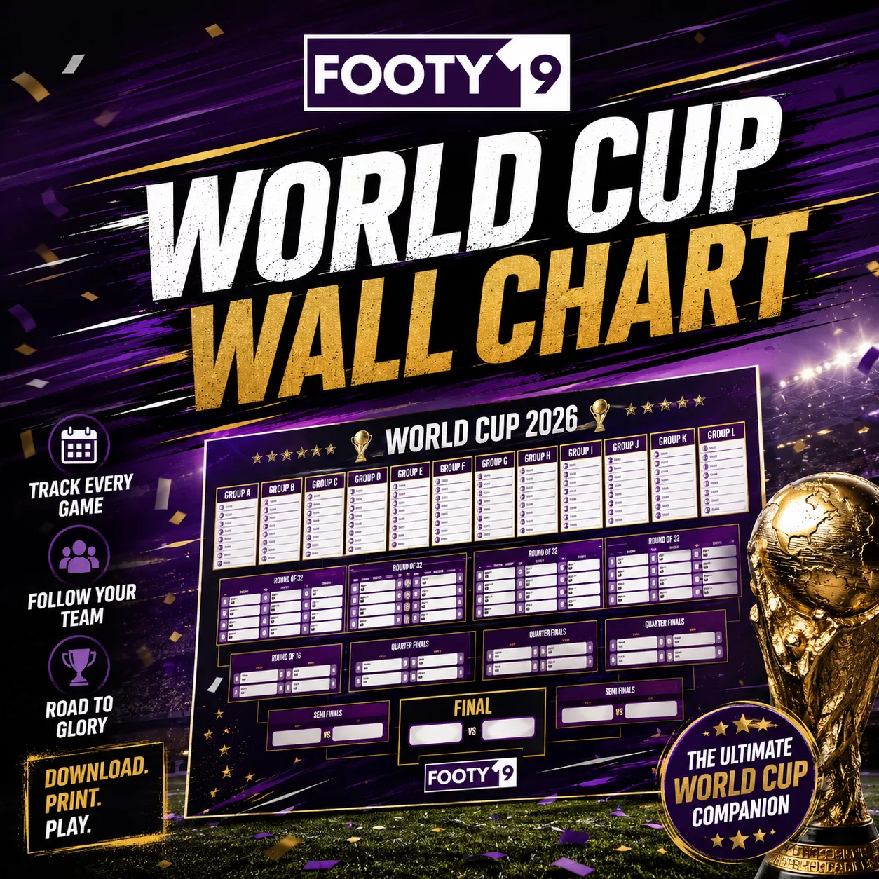 World Cup Wall Chart